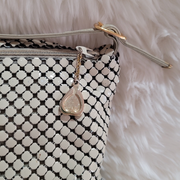 Vintage Whiting & Davis White Mesh Bag - Picture 3 of 11